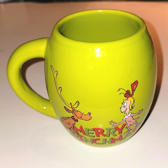 THE GRINCH COFFEE MUG CINDY LOU WHO, DR. SEUSS "MERRY GRINCHMAS"! - Picture 5 of 7